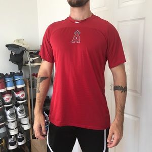 Anaheim Angels Nike Pro Dri-Fit Tshirt Jersey